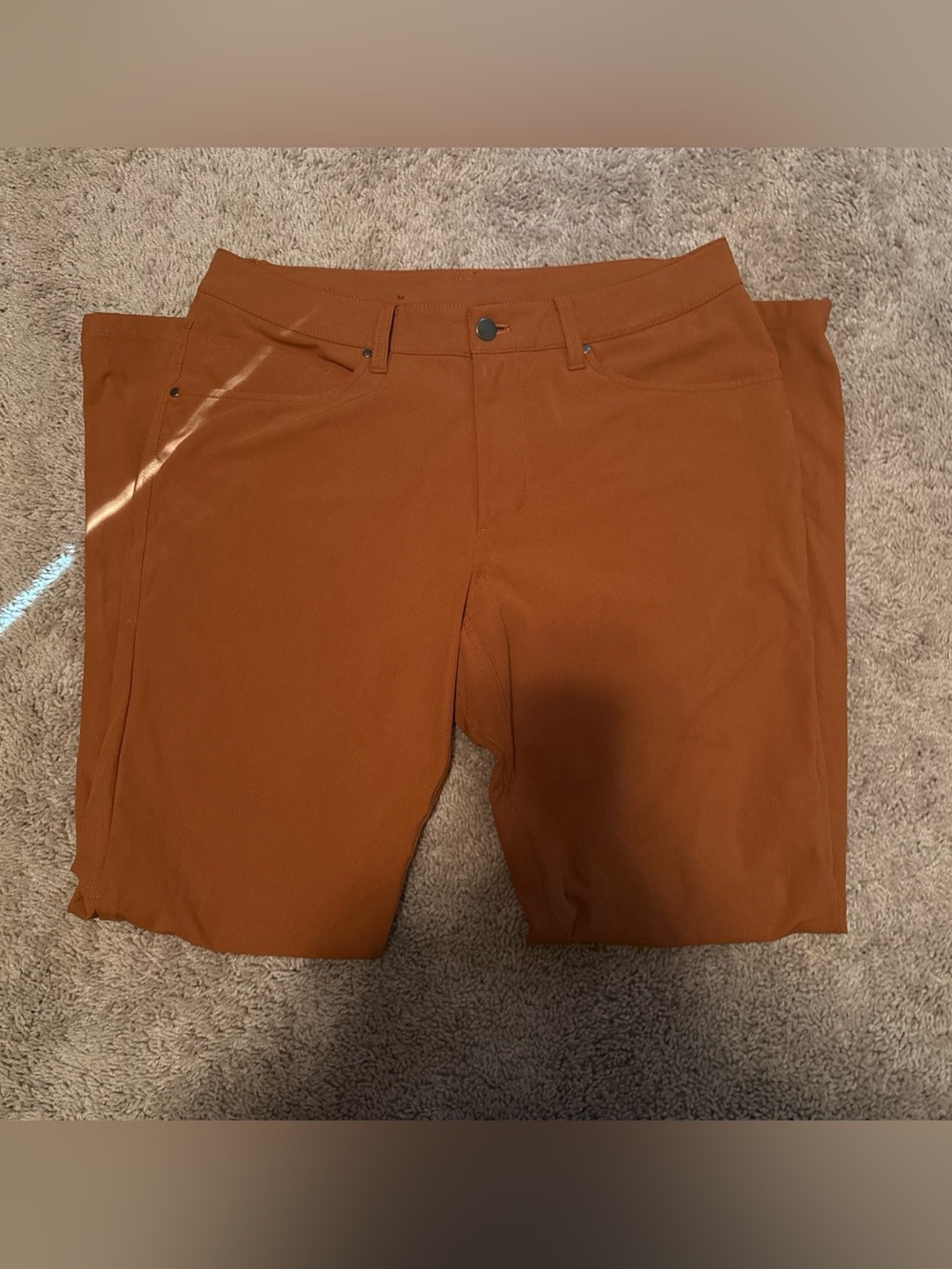 Men’s Lululemon ABC Pants size 31x30 burnt orange